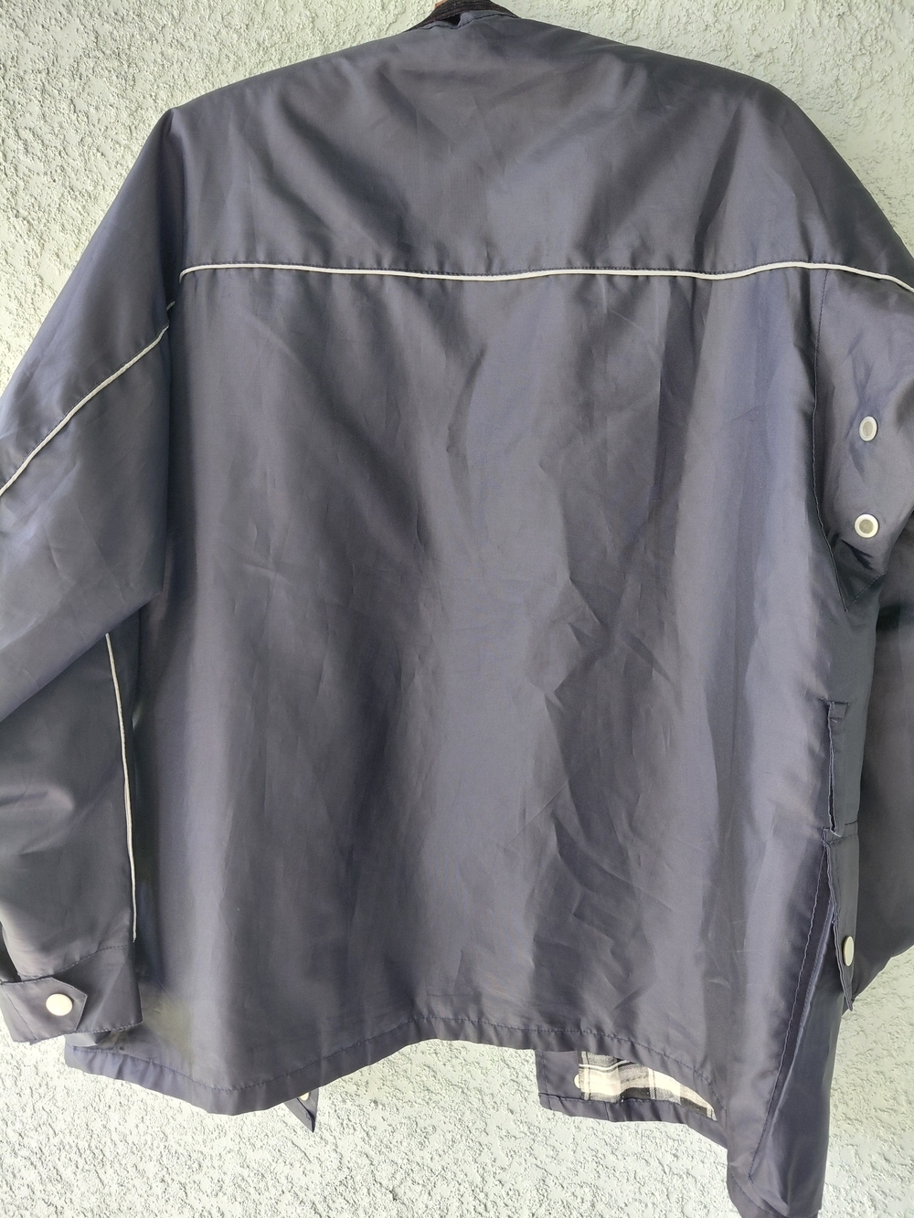 Vintage Belstaff Motorcycle Jacket Men Small Black Plaid Lined Corduroy Collar - Picture 9 of 13